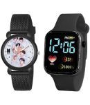 DECLASSE Black Dial Digital Boys Watch ( Pack Of 2 )