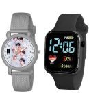 DECLASSE Black Dial Digital Boys Watch ( Pack Of 2 )