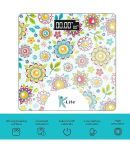 K-life WS-108 Electronic Digital Weight Check Machine 180 Kg Capacity Weighing Scale (Flower Bloom)