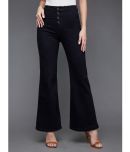 Miss Chase - Black Denim Wide Leg Women's Jeans ( Pack of 1 )