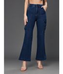 Miss Chase - Blue Denim Wide Leg Women's Jeans ( Pack of 1 )