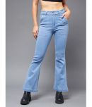 Miss Chase - Light Blue Denim Bootcut Women's Jeans ( Pack of 1 )