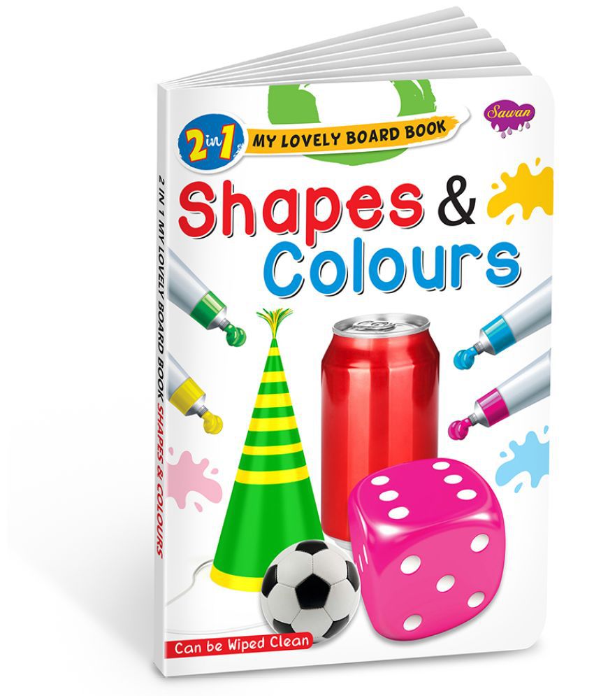     			2 in 1 My Lovely Board Book | Shapes and Colours