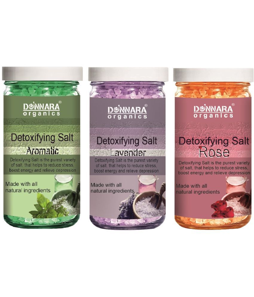     			Donnara Organics Crystal Natural Bath Salt 200 g Pack of 3