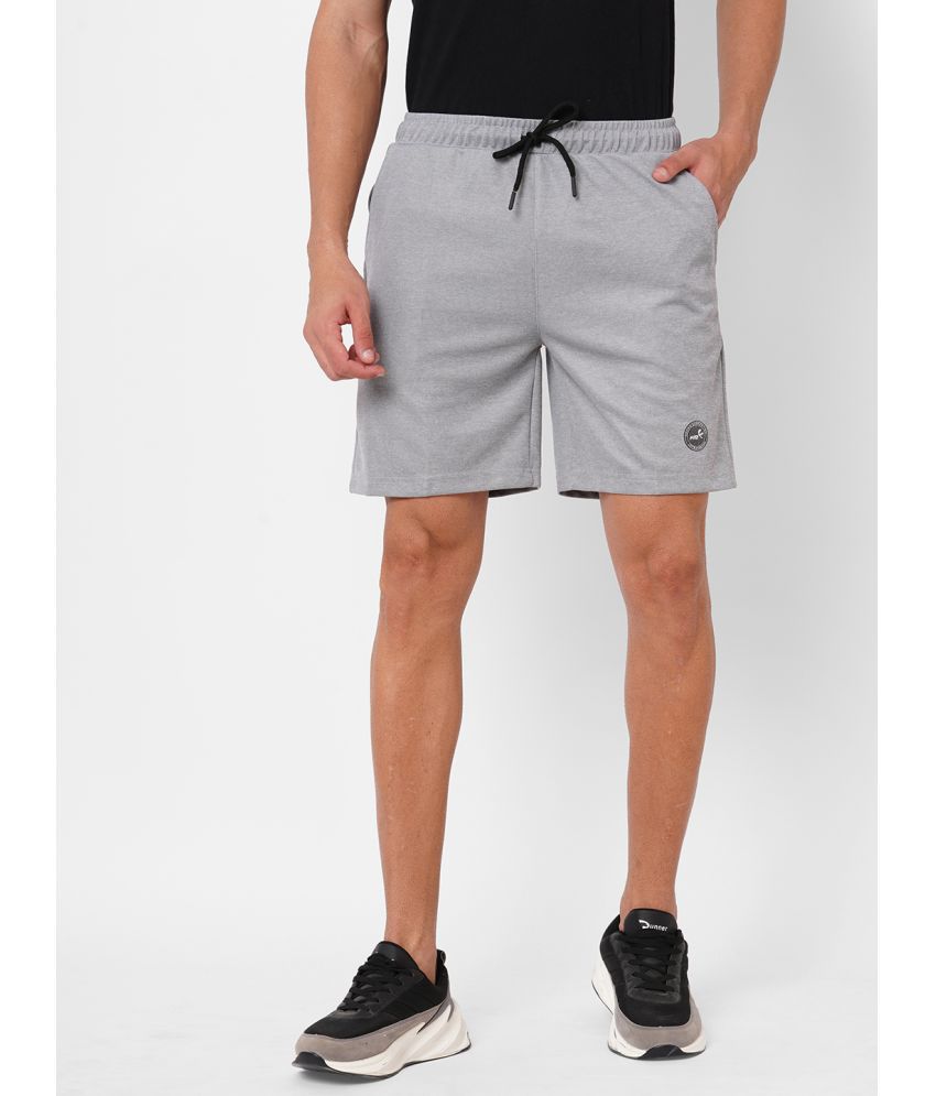     			Fitz Grey Polyester Men's Shorts ( Pack of 1 )