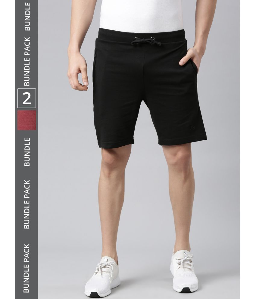     			Force NXT Multi Cotton Blend Men's Shorts ( Pack of 2 )