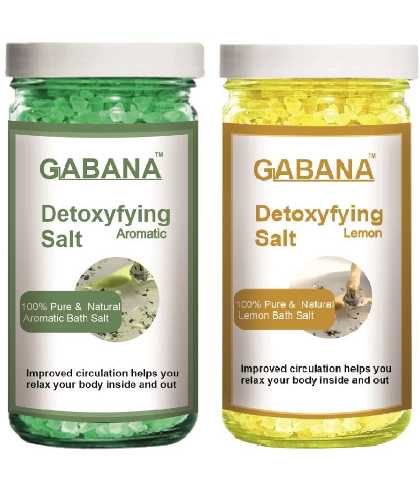     			GABANA Crystal Natural Bath Salt 200 g Pack of 2