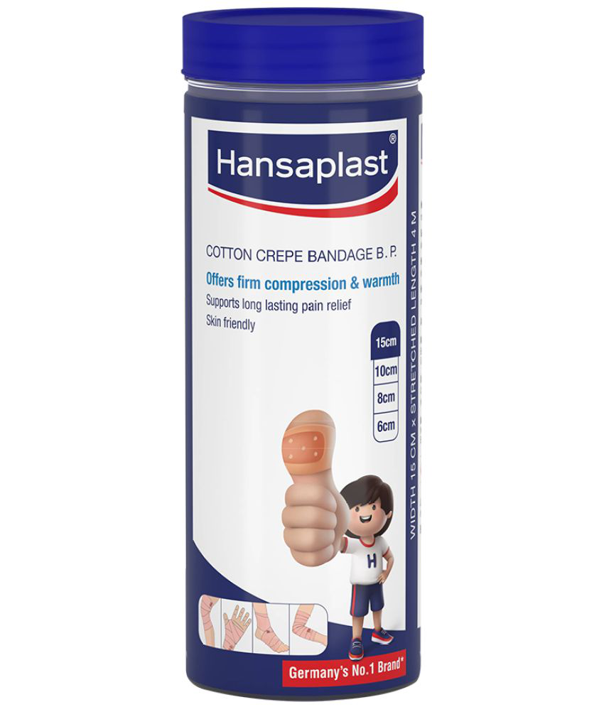     			Hansaplast Cotton Crepe Bandage (15CM X 4M), Flesh
