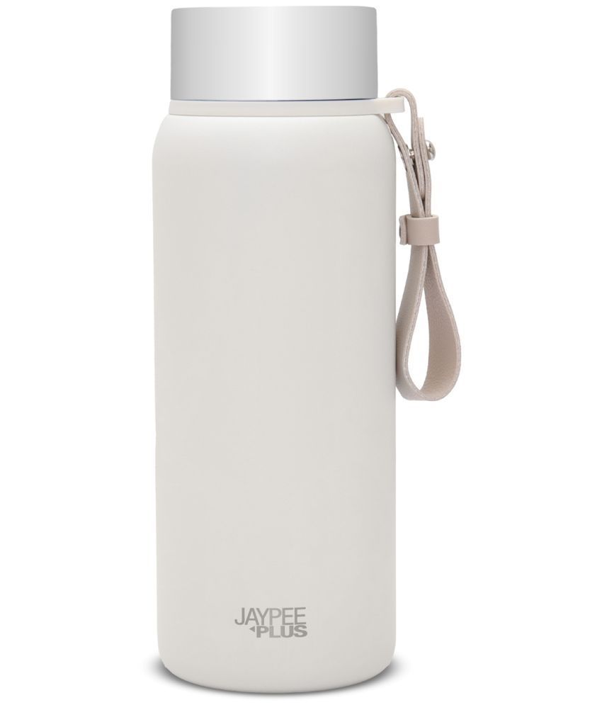     			Jaypee Plus White Steel Water Bottle 390 mL ( Set of 1 )