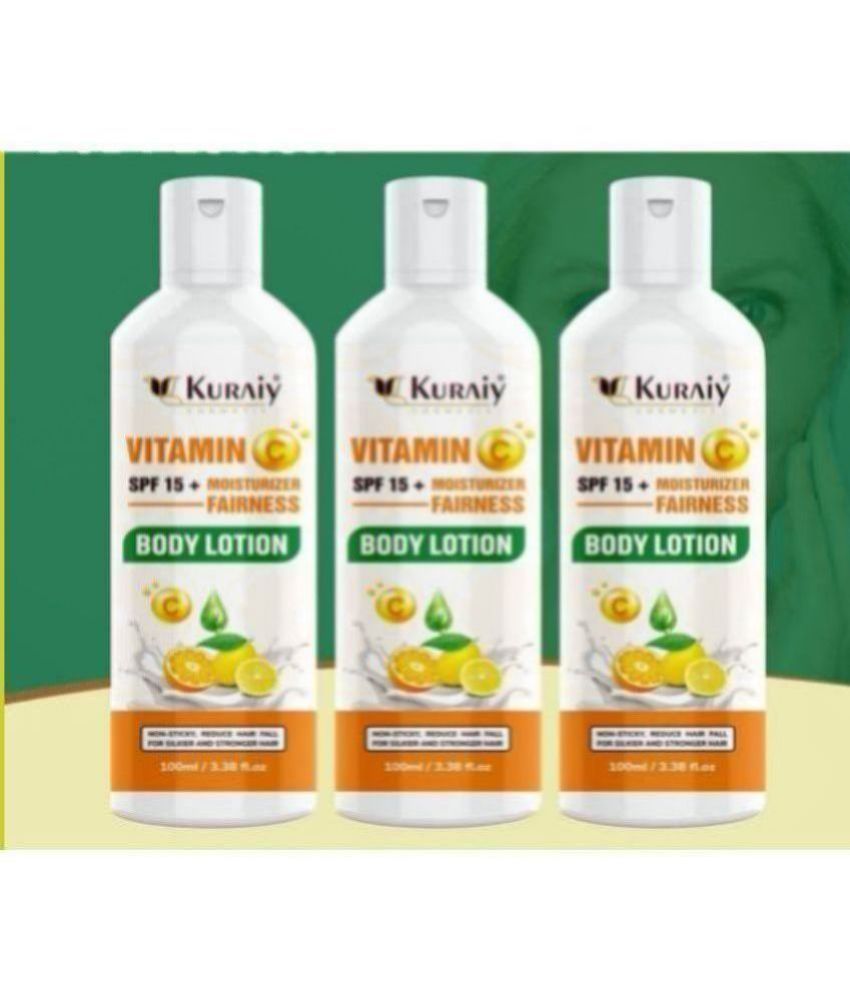     			KURAIY Fairness Lotion For All Skin Type 100 ml ( Pack of 3 )