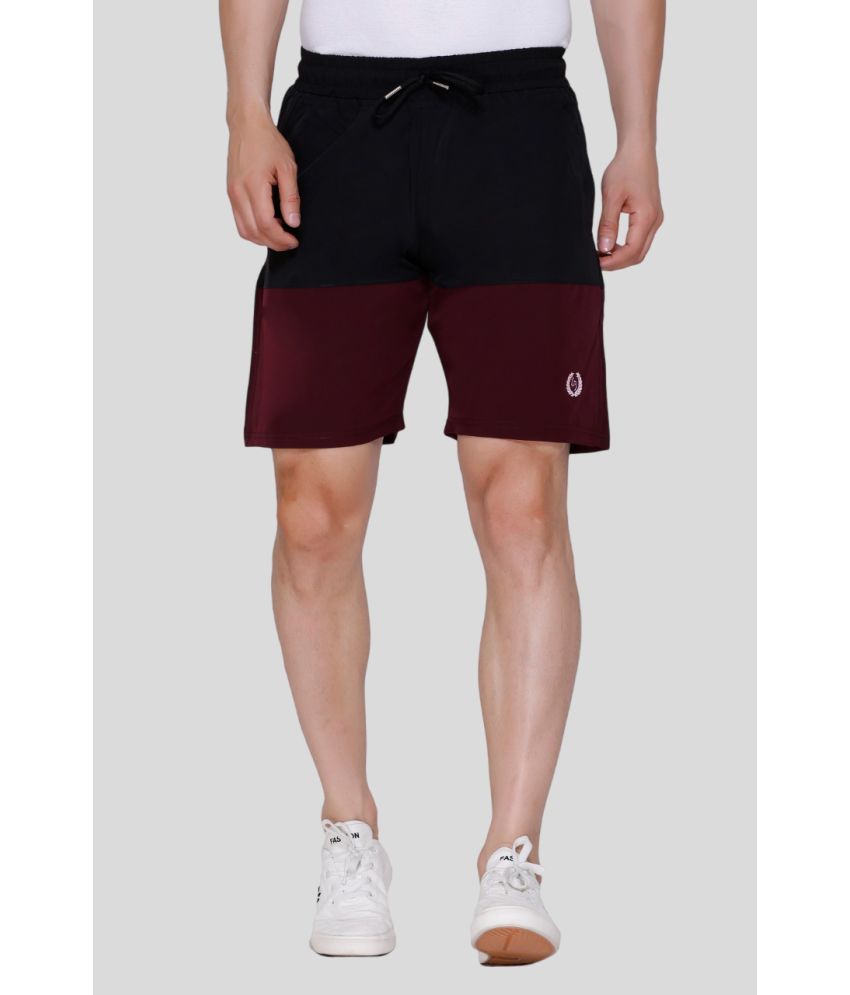     			LEEBONEE Wine Polyester Men's Shorts ( Pack of 1 )