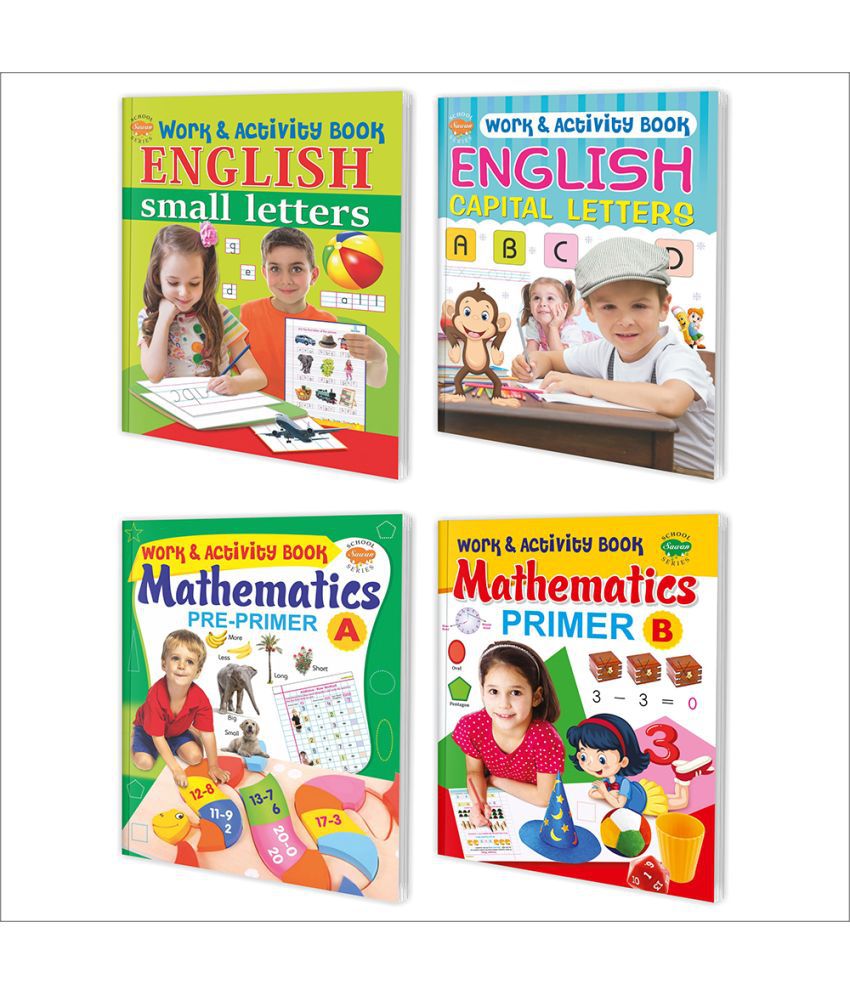     			My Primary English Workbook Pack of 4 Book| My First Workbooks Paperback | Super jumbo combo for collecters and library School activity books