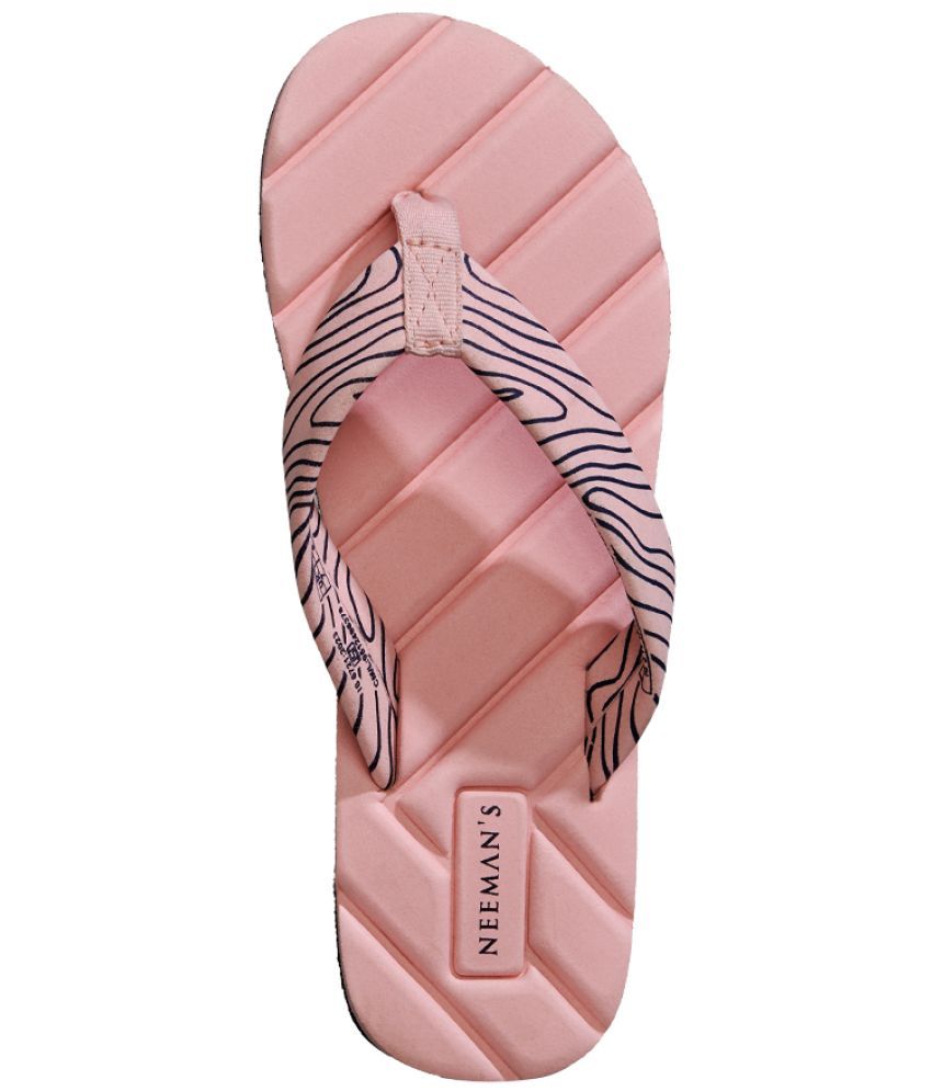     			Neemans Pink Women's Thong Flip Flop