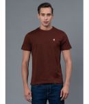 Red Tape 100% Cotton Regular Fit Solid Half Sleeves Men's T-Shirt - Maroon ( Pack of 1 )