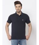 Red Tape Cotton Regular Fit Solid Half Sleeves Men's Polo T Shirt - Navy ( Pack of 1 )