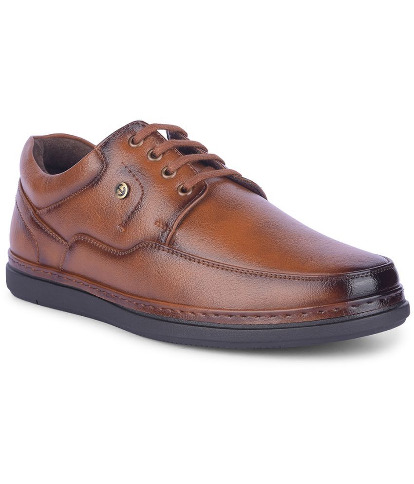     			Liberty Tan Men's Derby Formal Shoes