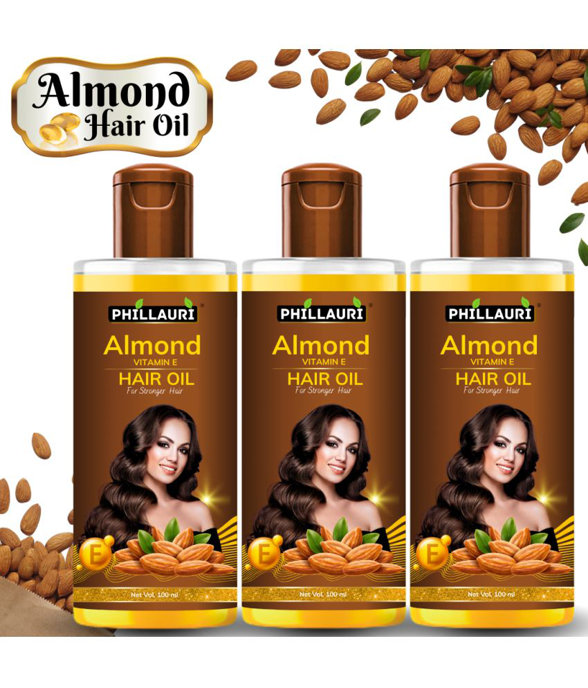     			Phillauri Anti Hair Fall Almond Oil 300 ml ( Pack of 3 )