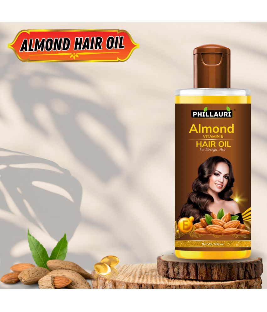     			Phillauri Hair Growth Almond Oil 100 ml ( Pack of 1 )
