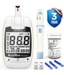 K-life Glucolab Automatic Blood Glucose Check Sugar Testing Machine 25 Strips Glucometer (White)