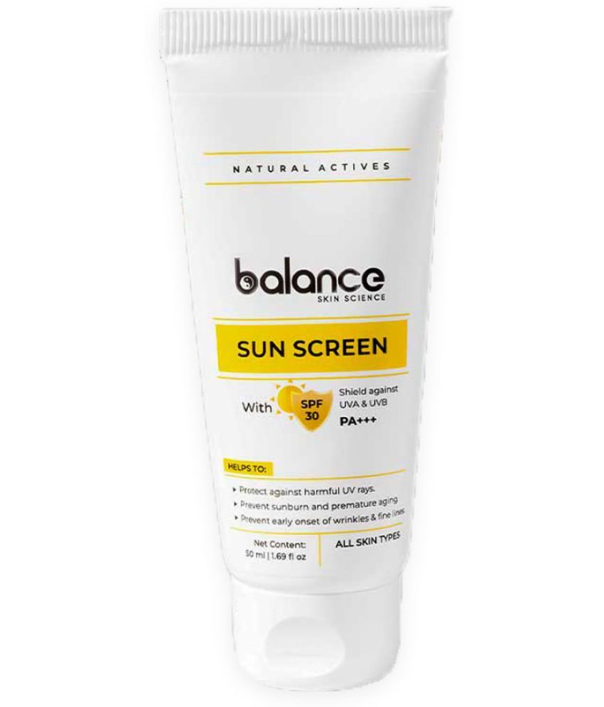     			Balance Skin Science SPF 30 Sunscreen Lotion For All Skin Type ( Pack of 1 )