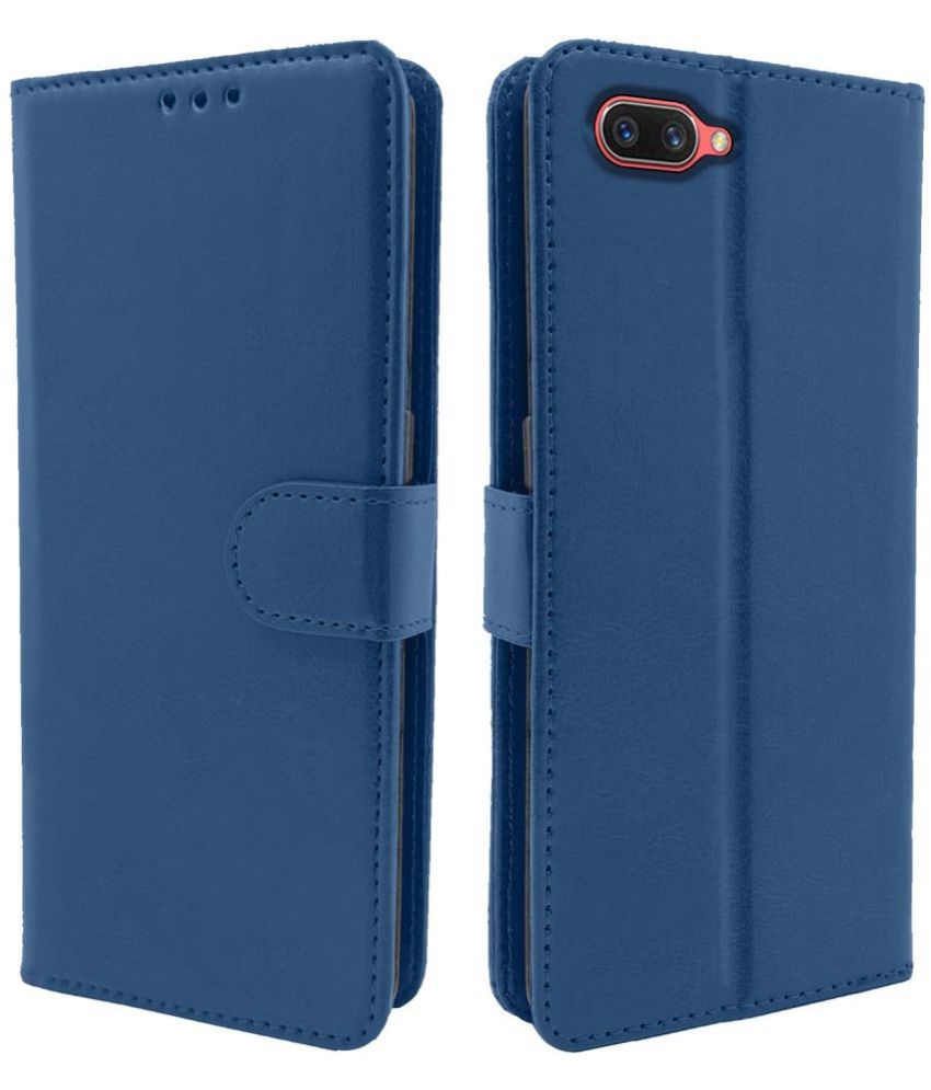     			Balkans Blue Flip Cover Artificial Leather Compatible For Realme C1 - 2019 ( Pack of 1 )