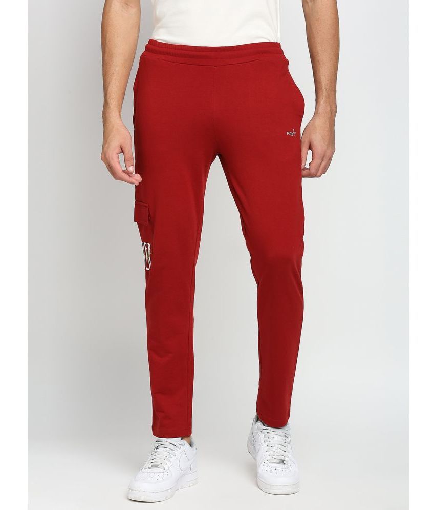     			Fitz Red Cotton Blend Men's Trackpants ( Pack of 1 )