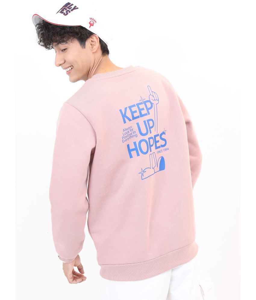     			Ketch Polyester Round Neck Men's Sweatshirt - Pink ( Pack of 1 )