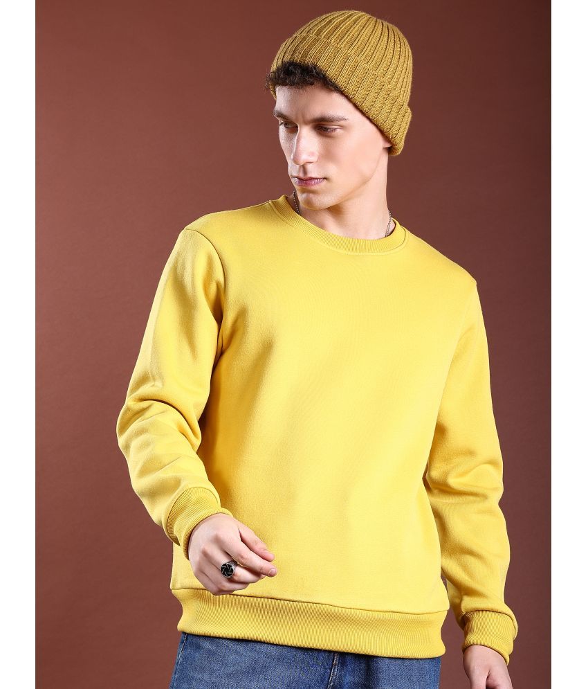     			Ketch Polyester Round Neck Men's Sweatshirt - Yellow ( Pack of 1 )