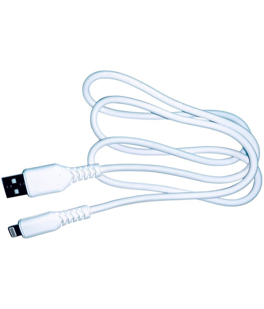    			Larecastle White 3A Lightning Cable 1 Meter