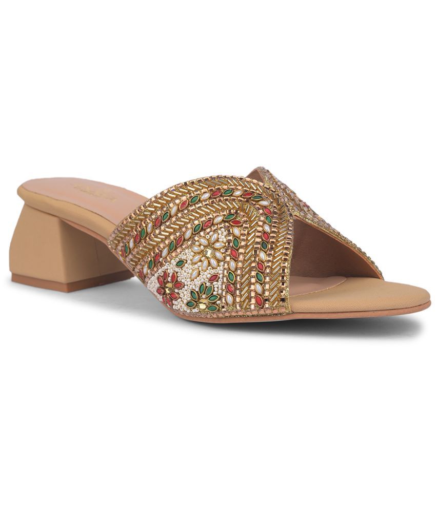     			Liberty Gold Women's Sandal Heels