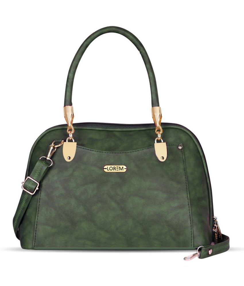     			Lorem Sling Bag Faux Leather Set of 1 ( Green )