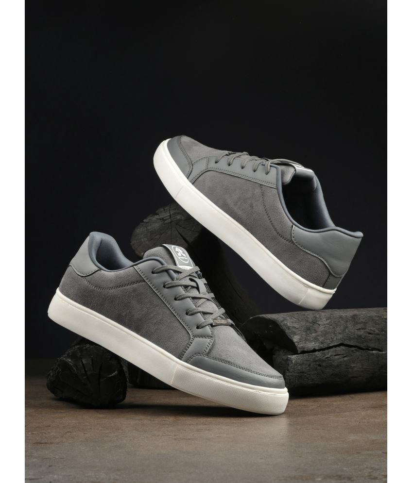     			OFF LIMITS OXFORD Dark Grey Men's Sneakers