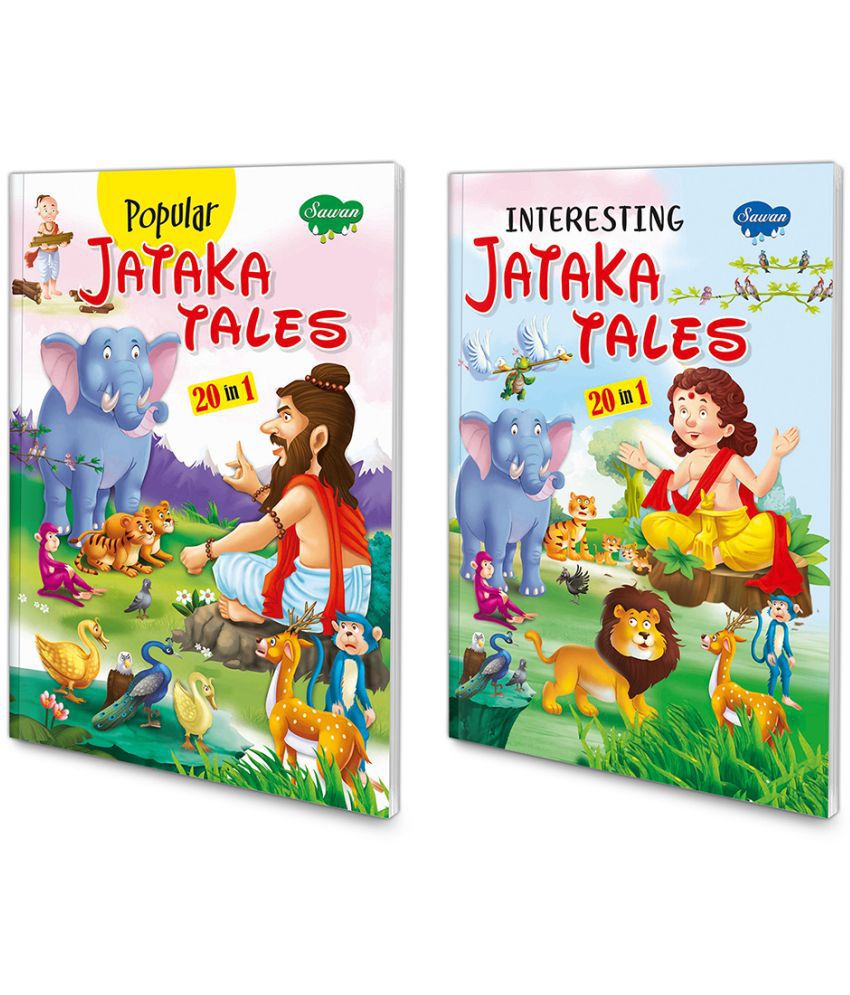     			Pack of 2 story books of Jataka tales stories (20 in 1 Series) | Intersting Story Books For Childrens in English