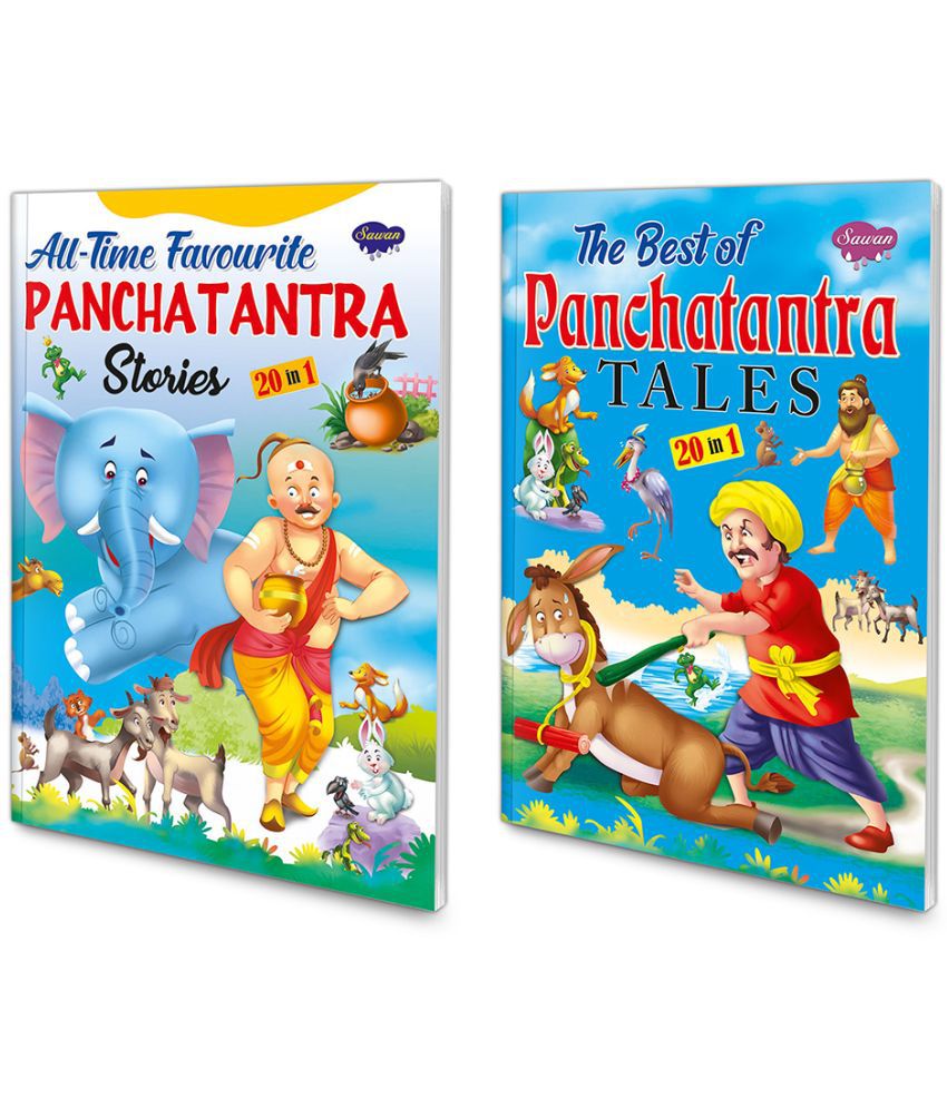     			Pack of 2 story books of Panchatantra stories (20 in 1 Series) | Intersting Story Books For Childrens in English
