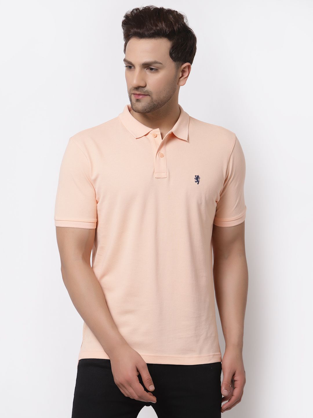     			Red Tape Cotton Regular Fit Solid Half Sleeves Men's Polo T Shirt - Orange ( Pack of 1 )