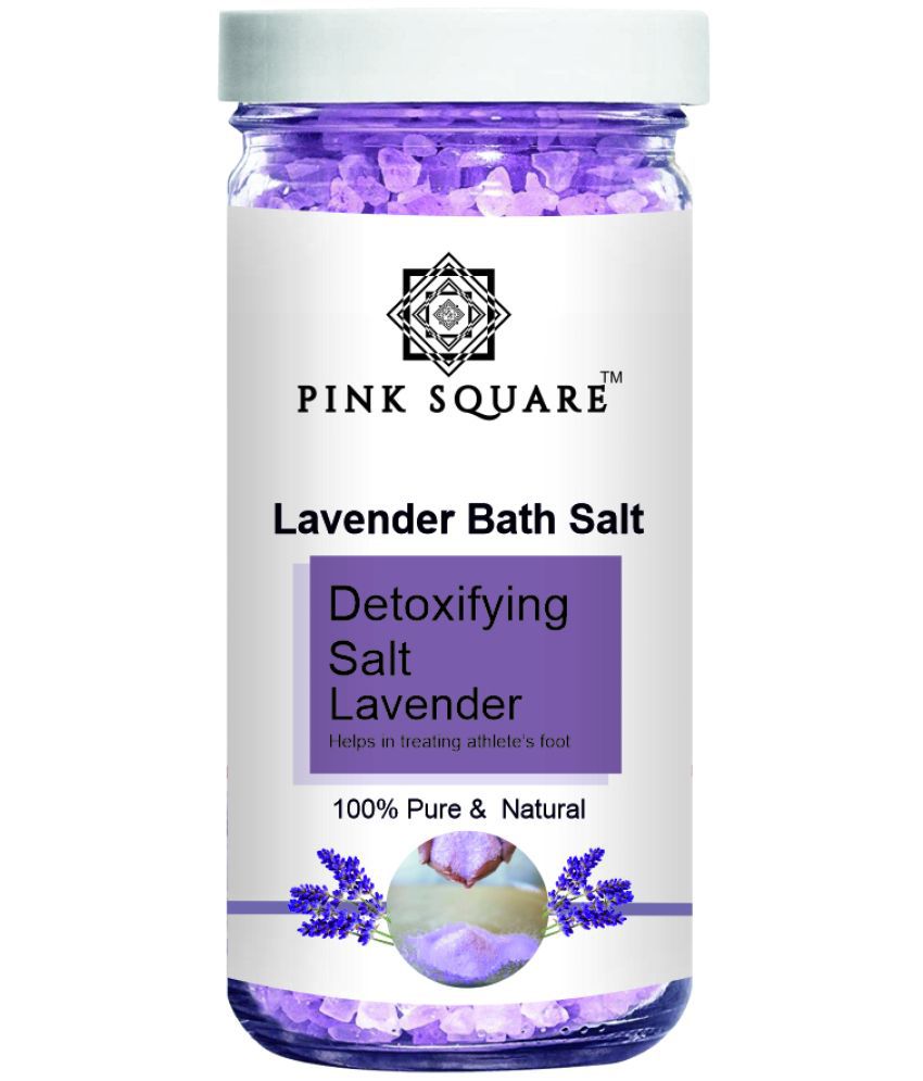     			pink square Bath Salt Crystal Lavender Bath Salt 200 g