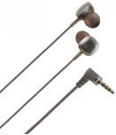 hitage HB-807 Bass Factory 3.5 mm Wired Earphone In Ear Comfortable In Ear Fit Gray