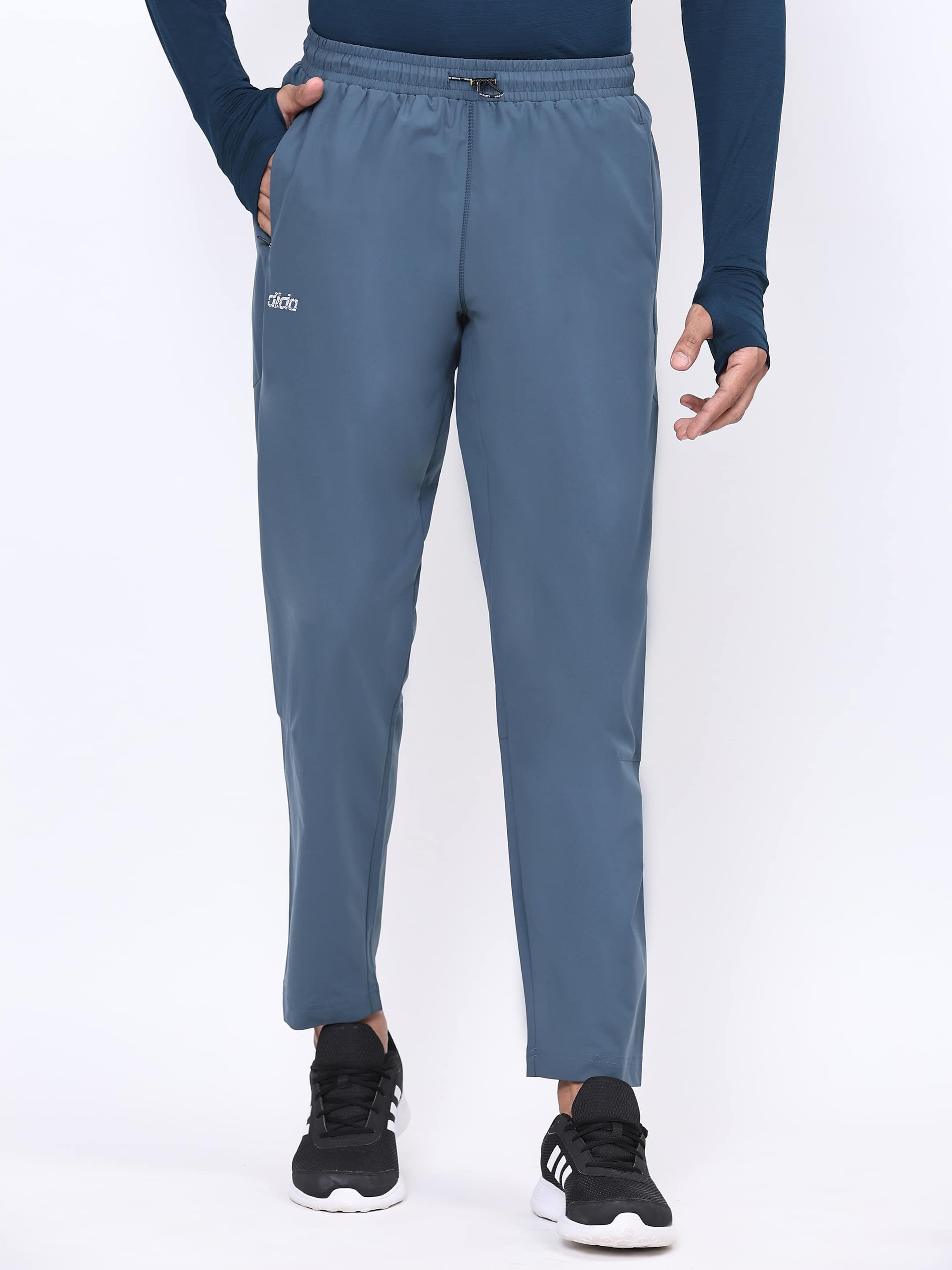     			Dida Sportswear Blue Polyester Men's Sports Trackpants ( Pack of 1 )