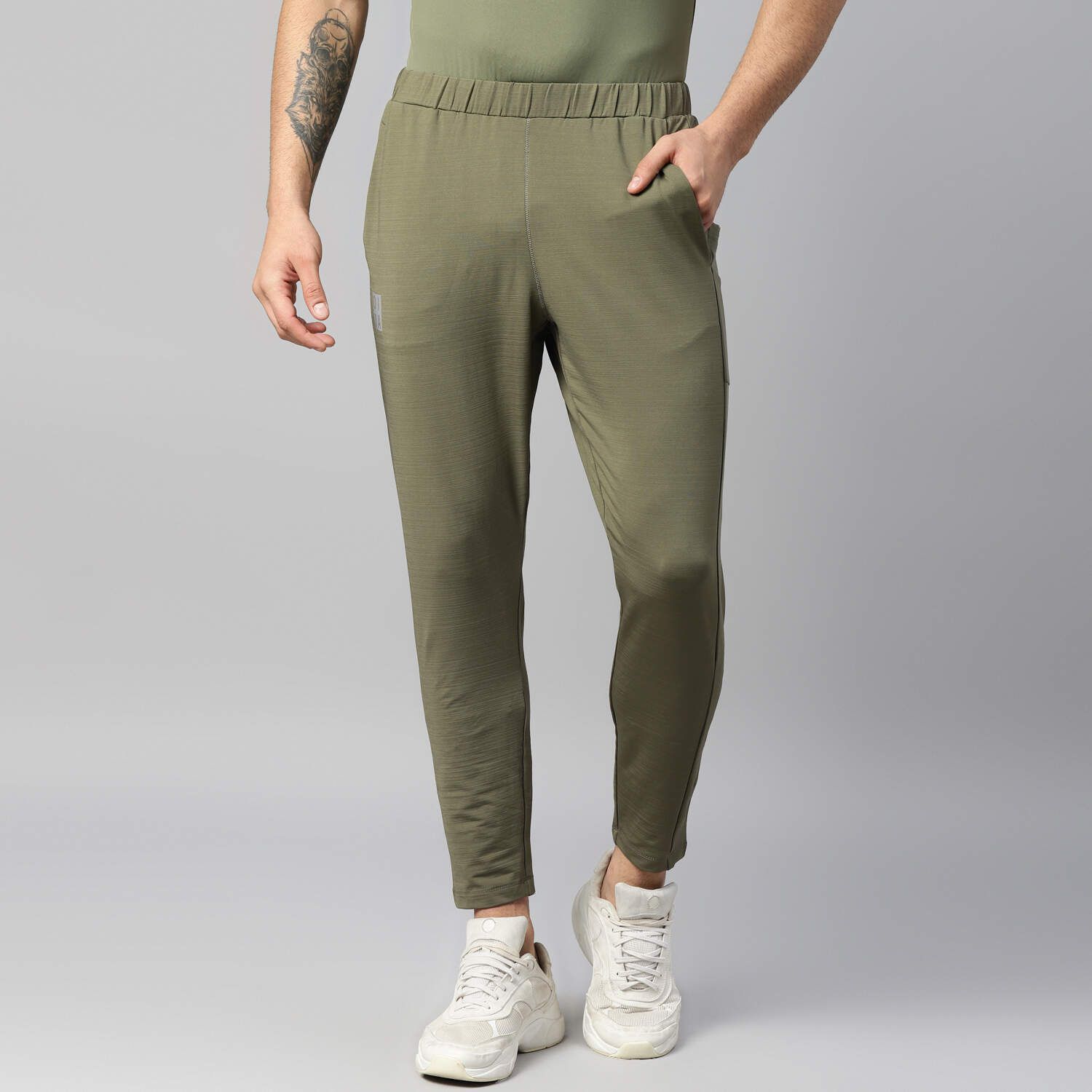    			Dida Sportswear Dark Green Polyester Men's Sports Trackpants ( Pack of 1 )