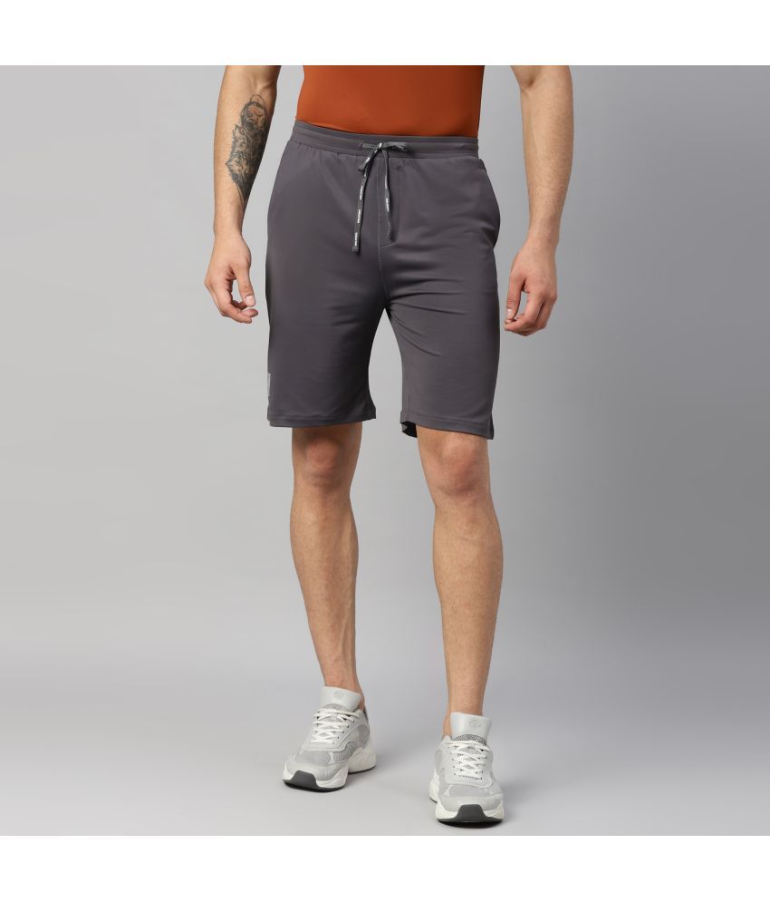     			Dida Sportswear Grey Polyester Men's Running Shorts ( Pack of 1 )