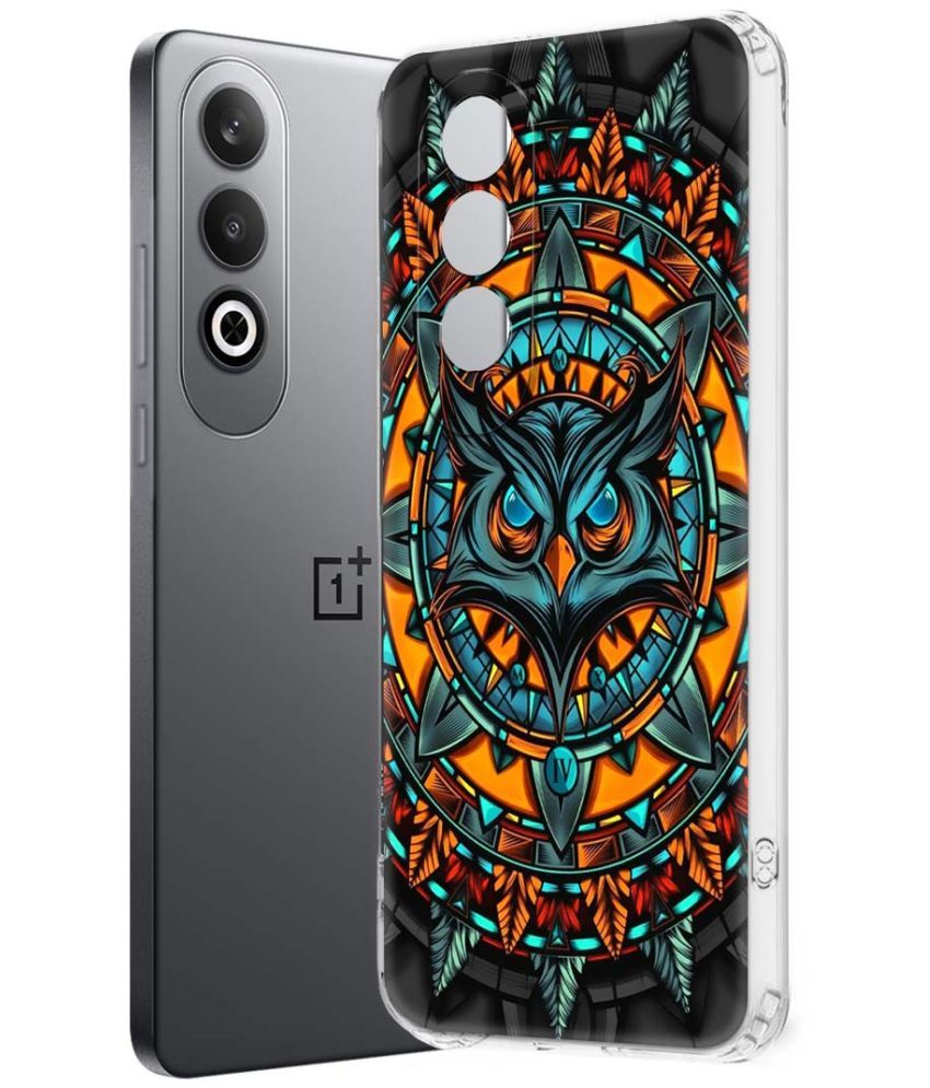     			NBOX Multicolor Printed Back Cover Silicon Compatible For OnePlus Nord ce 4 5G ( Pack of 1 )