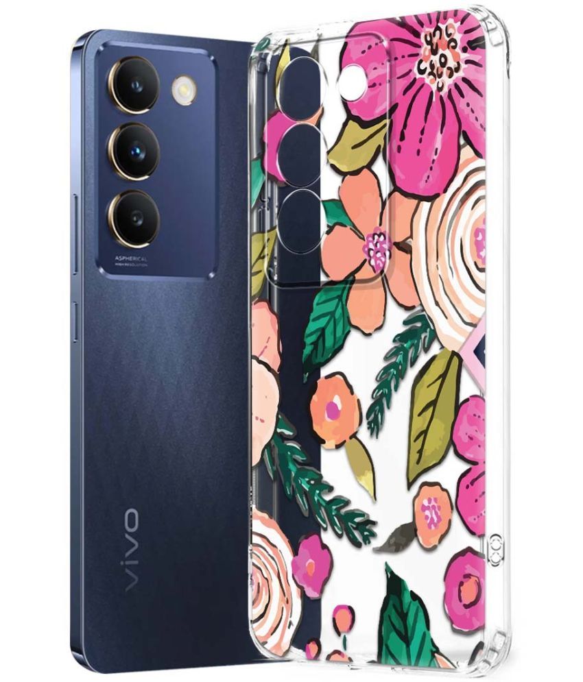     			NBOX Multicolor Printed Back Cover Silicon Compatible For Vivo Y200e 5G ( Pack of 1 )