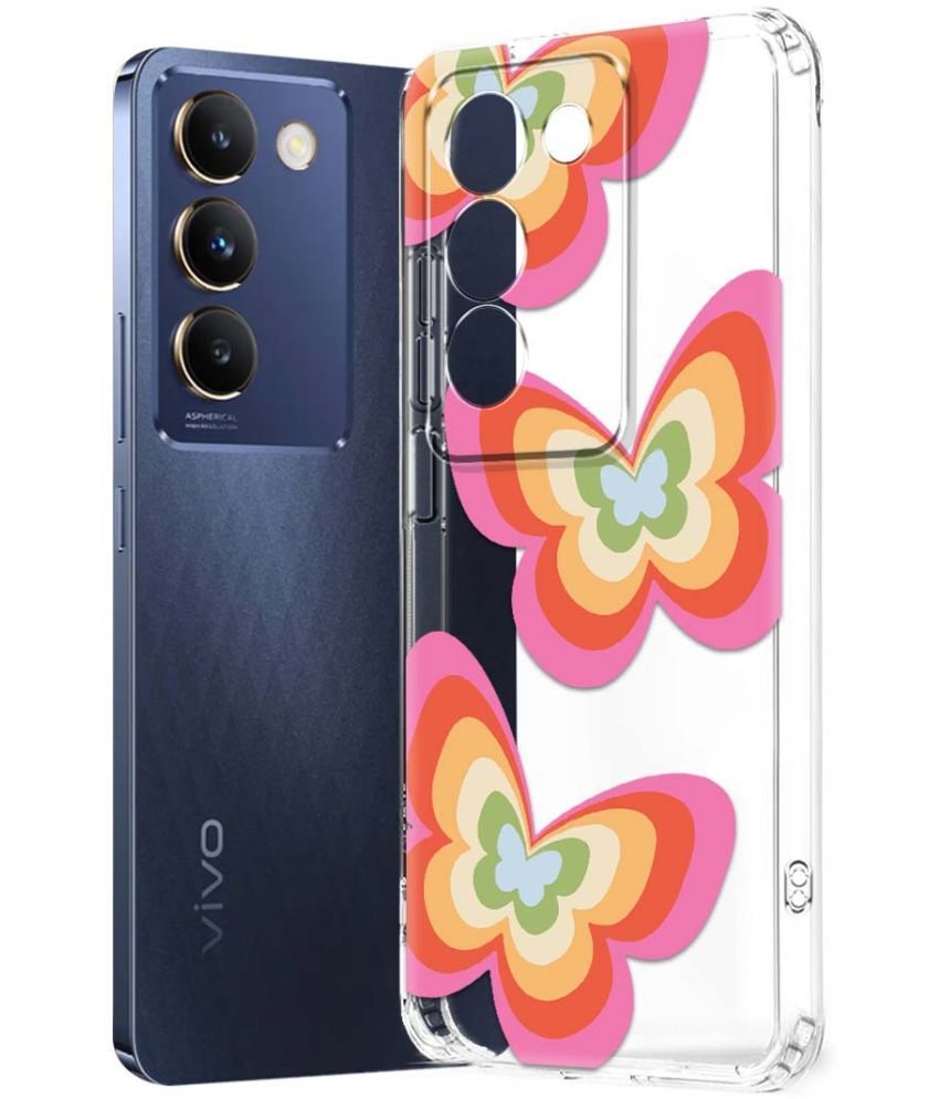     			NBOX Multicolor Printed Back Cover Silicon Compatible For Vivo Y200e 5G ( Pack of 1 )