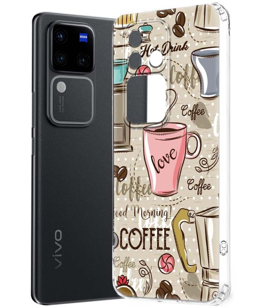     			NBOX Multicolor Printed Back Cover Silicon Compatible For Vivo V30 Pro 5G ( Pack of 1 )