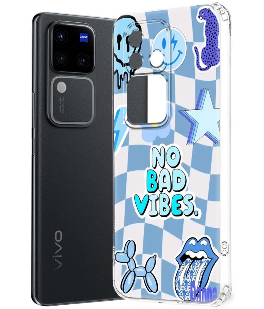     			NBOX Multicolor Printed Back Cover Silicon Compatible For Vivo V30 Pro 5G ( Pack of 1 )