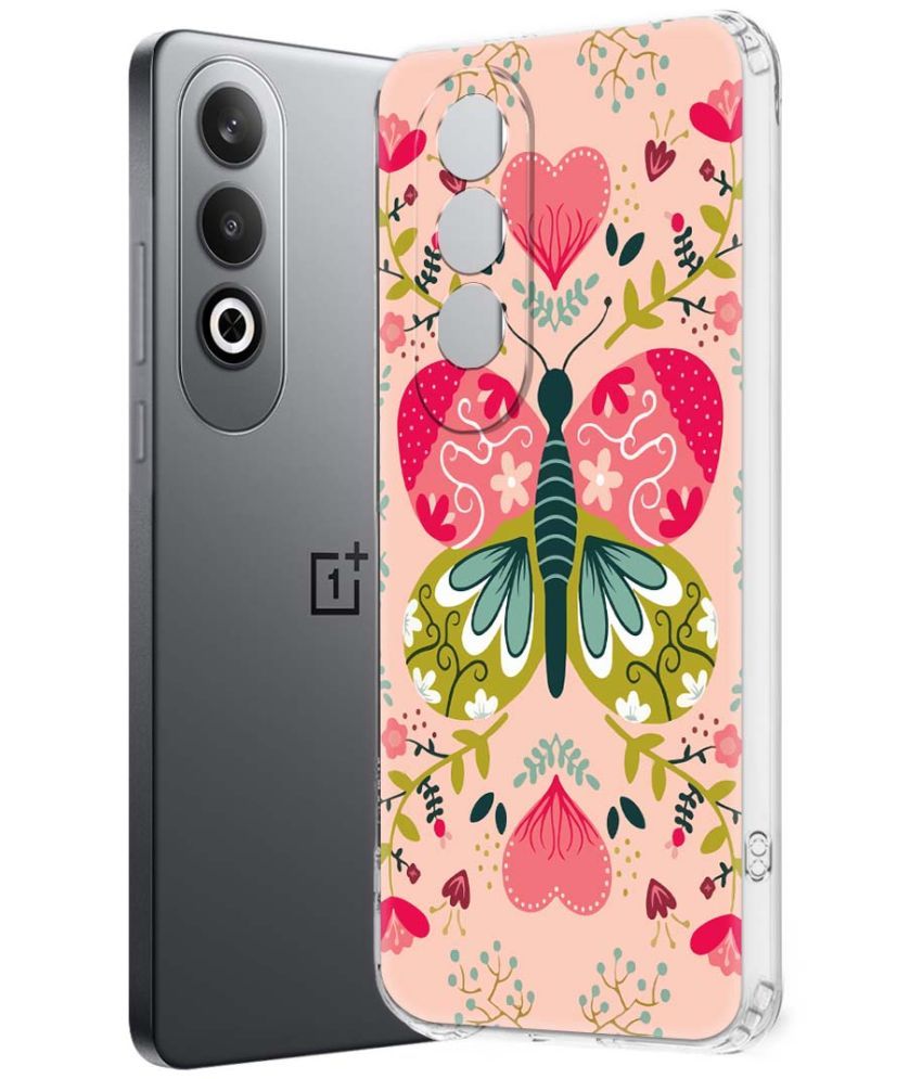     			NBOX Multicolor Printed Back Cover Silicon Compatible For OnePlus Nord ce 4 5G ( Pack of 1 )