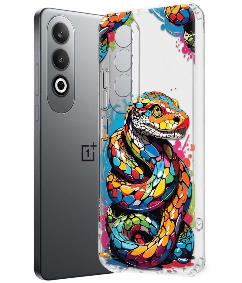     			NBOX Multicolor Printed Back Cover Silicon Compatible For OnePlus Nord ce 4 5G ( Pack of 1 )