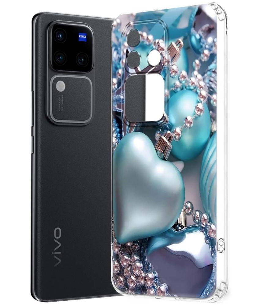     			NBOX Multicolor Printed Back Cover Silicon Compatible For Vivo V30 Pro 5G ( Pack of 1 )