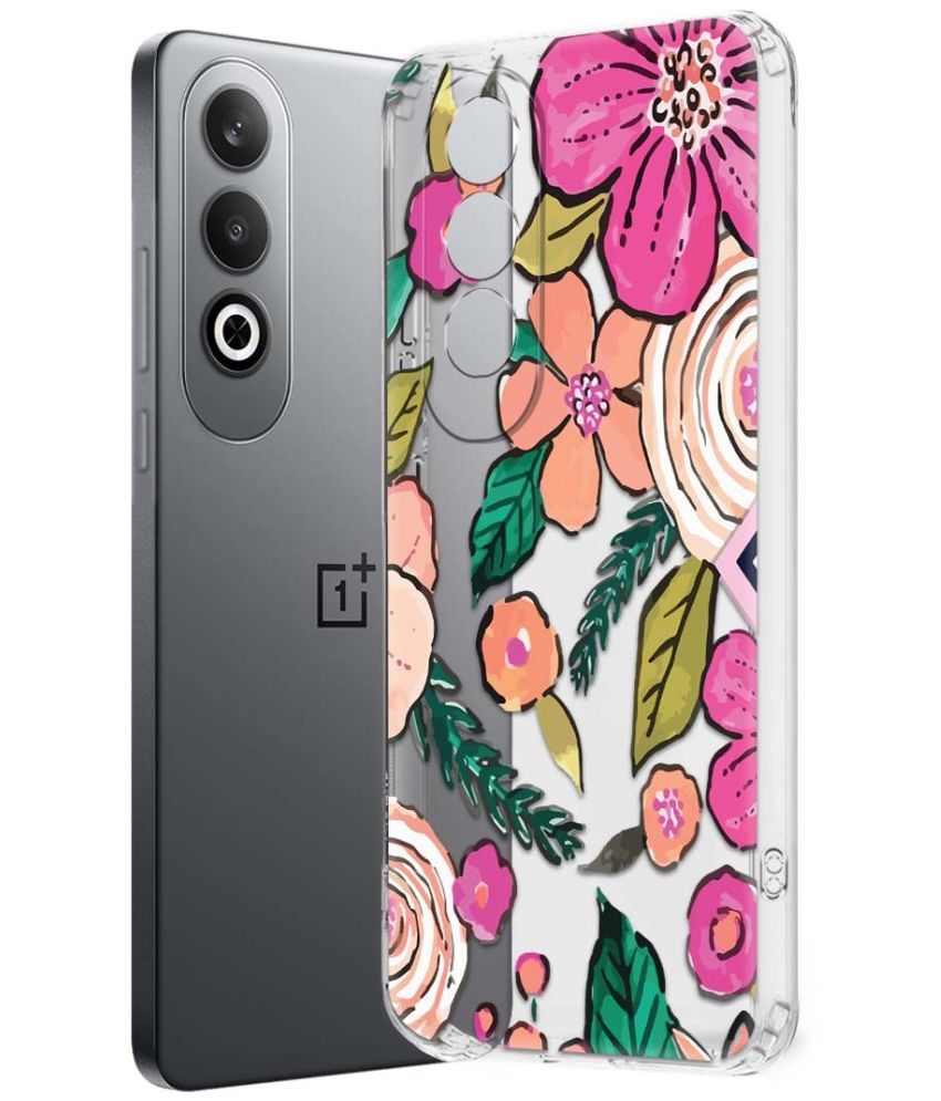     			NBOX Multicolor Printed Back Cover Silicon Compatible For OnePlus Nord ce 4 5G ( Pack of 1 )