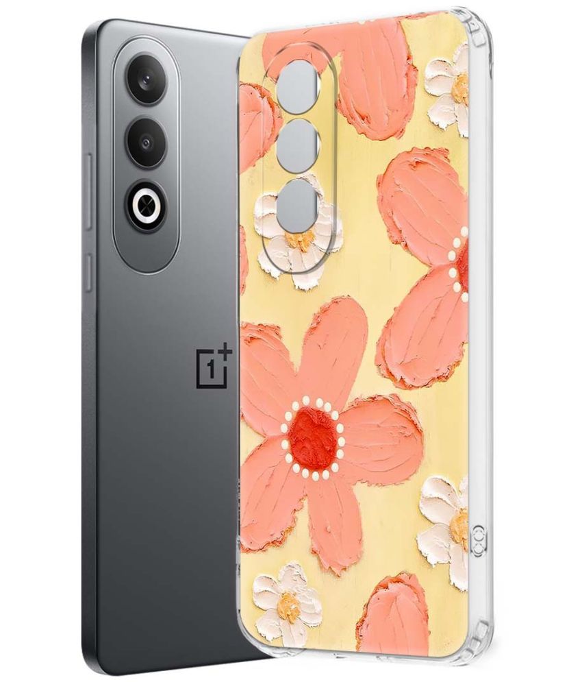     			NBOX Multicolor Printed Back Cover Silicon Compatible For OnePlus Nord ce 4 5G ( Pack of 1 )